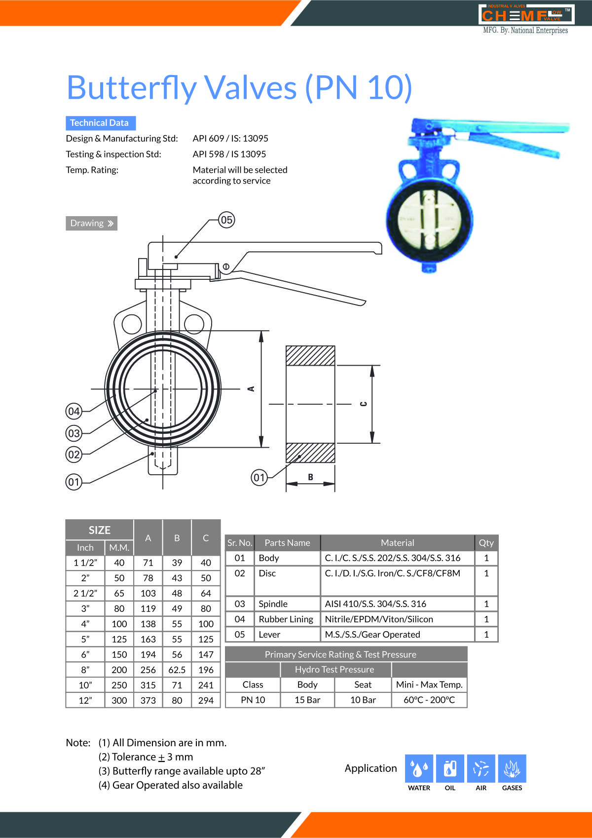 i.c. ball valves flange end